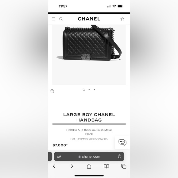 Chanel Large Boy Handbag - Picture 7 of 7